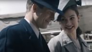 Powell and James play an engaged couple (Image via YouTube/Netflix)